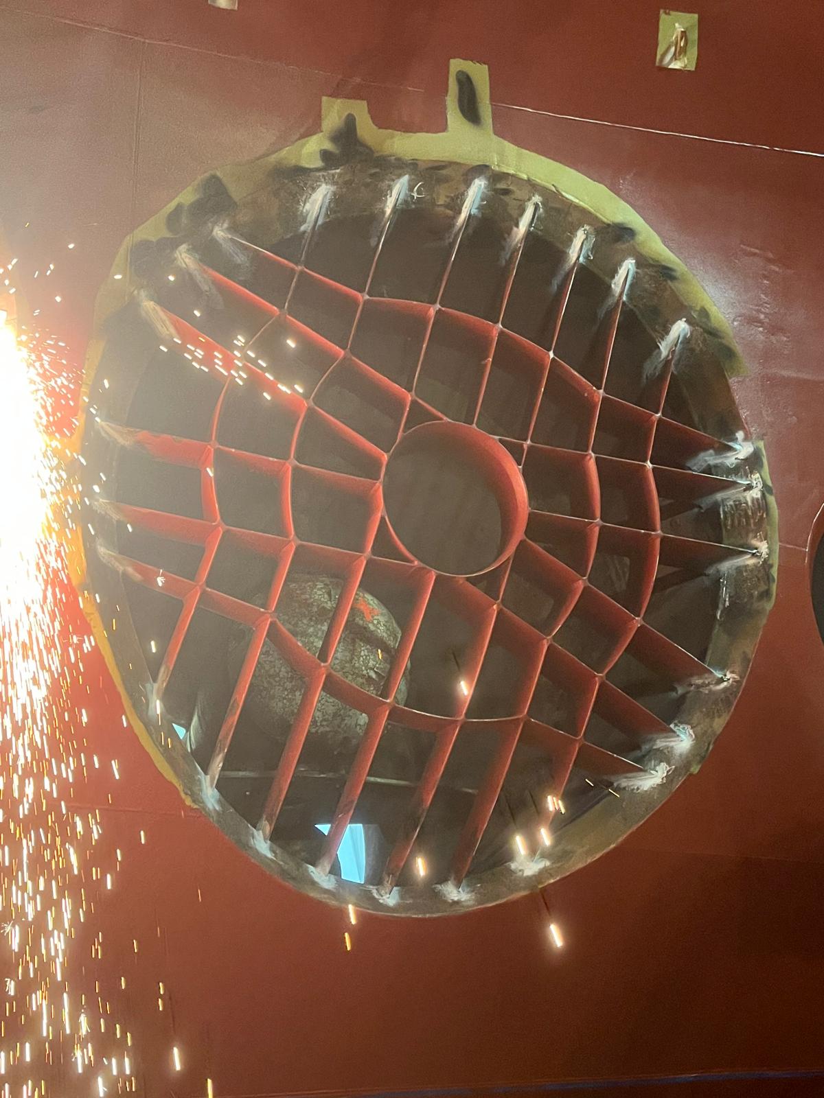 Grid welded - NDT passed - Delivery